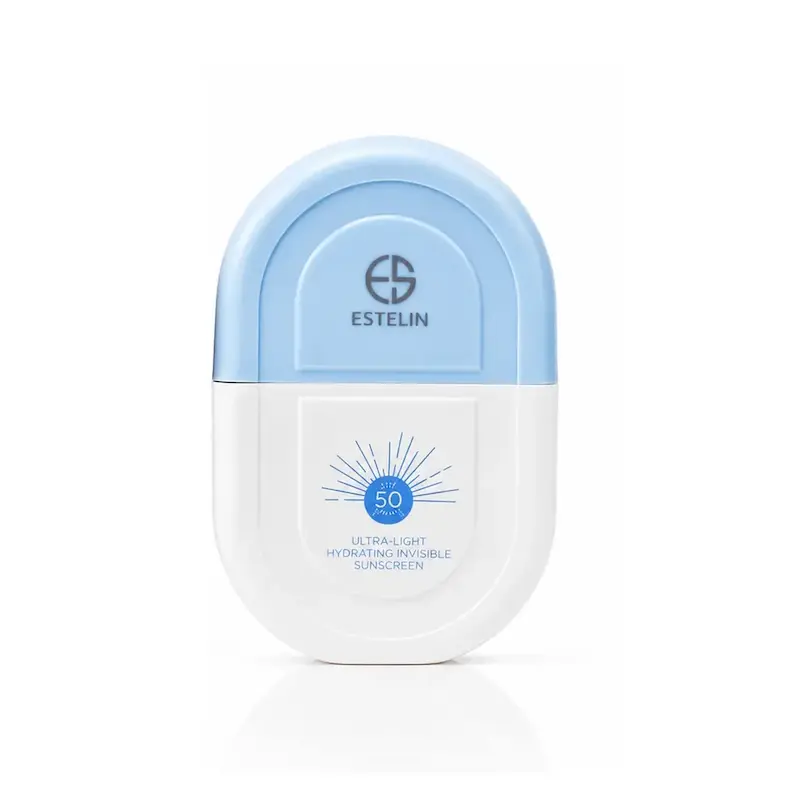 کرم ضد آفتاب بدون رنگ استلین دارای 50 SPF مناسب انواع پوست حجم 50 گرم  Estelin Sun Screen SPF50 For All Skin Types 50 ml 
