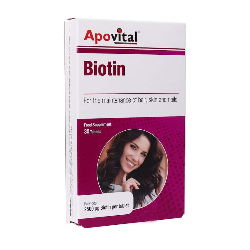 بیوتین آپوویتال ۲۵۰۰ میکروگرمی Apovital Biotin ۲۵۰۰ ug