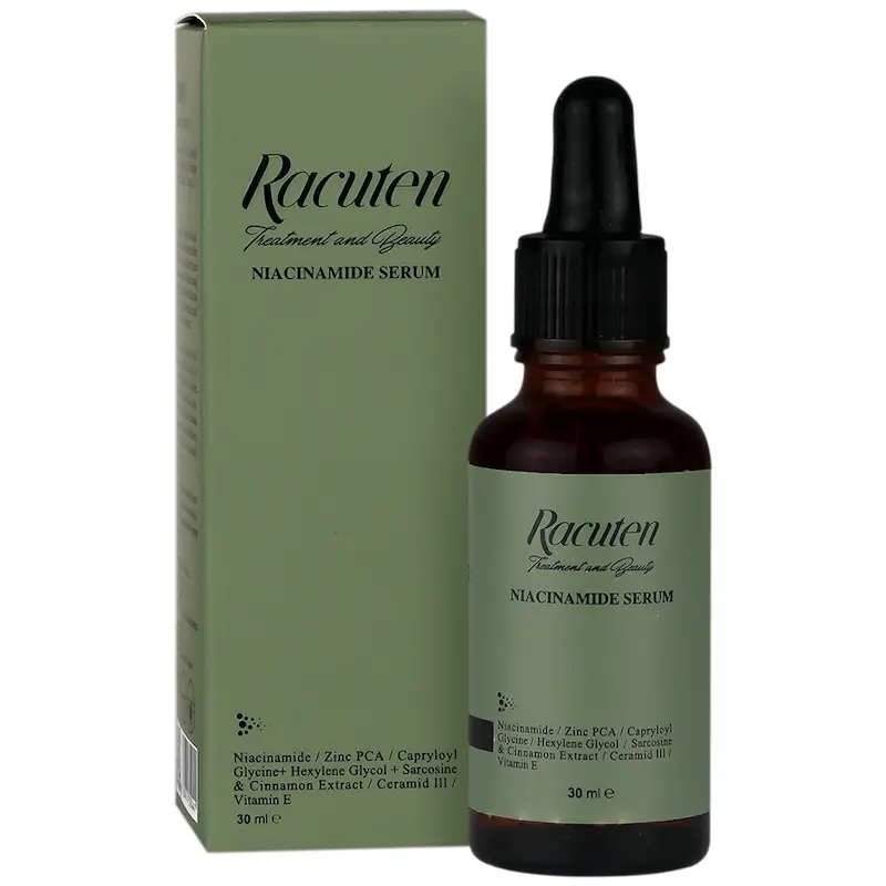 سرم نیاسینامید پوست چرب راکوتن حجم ۳۰ میلی لیتر   Racuten Niacinamide Serum Racuten 14