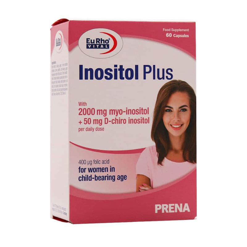 کپسول اینوزیتول پلاس یوروویتال 60 عددی --- Eurhovital Inositol Plus 60 Capsules