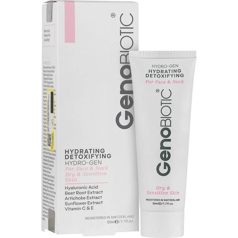 کرم رطوبت رسان ژنوبایوتیک صورت و گردن پوست خشک و حساس __ Genobiotic Hydrating Detoxifying Face & Neck Cream