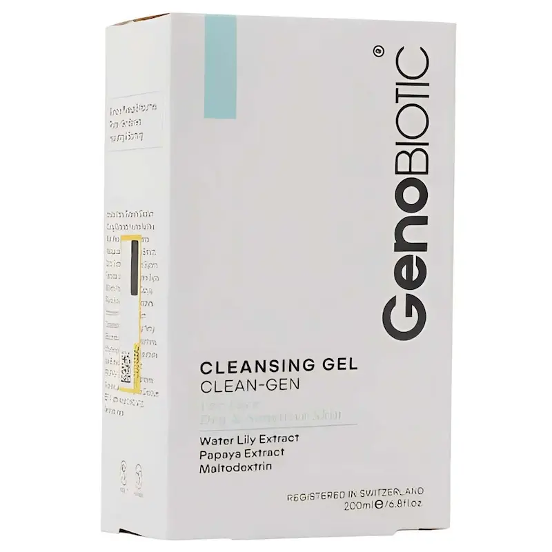 ژل شستشوی صورت ژنوبایوتیک مناسب پوست خشک و حساس __ Cleansing Gel For Face