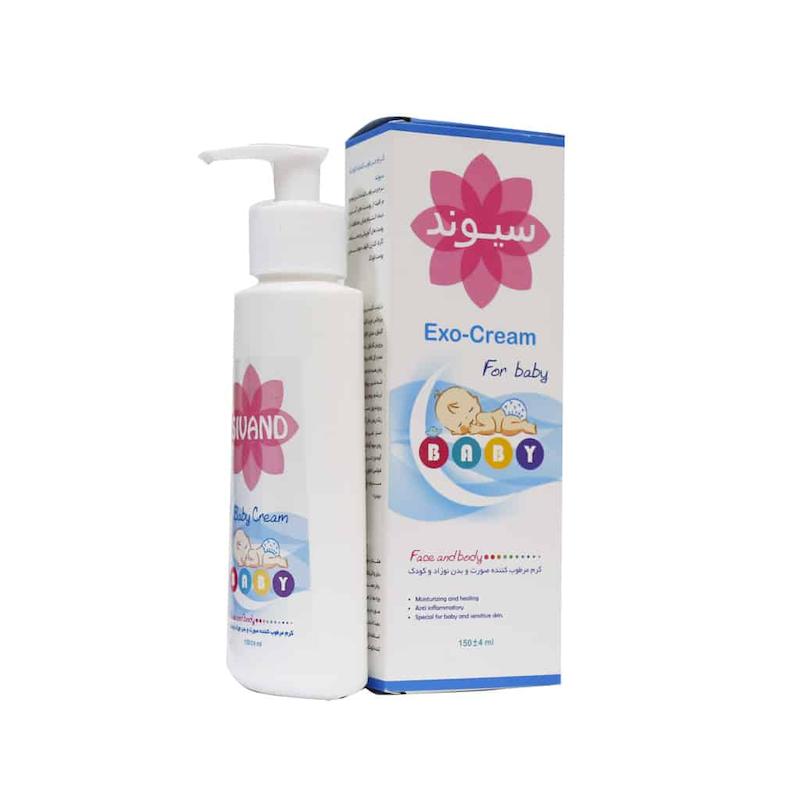 کرم مرطوب کننده صورت و بدن نوزاد و کودک 150 میلی لیتر سیوند