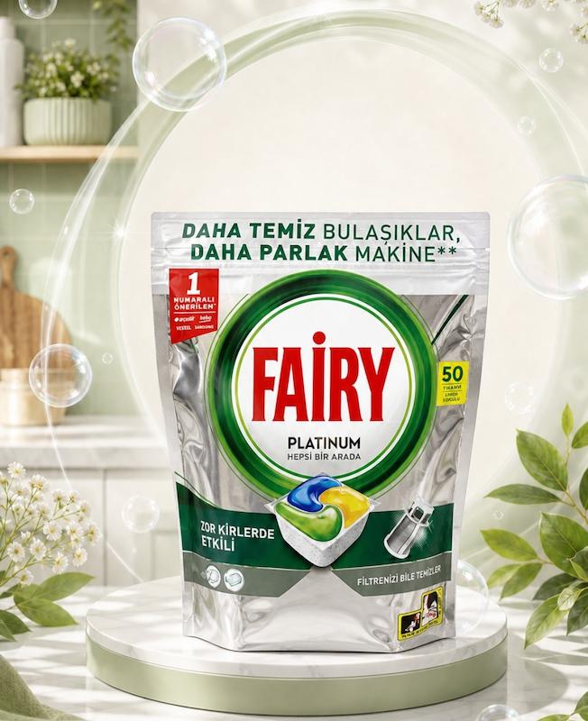 قرص ظرفشویی فیری پلاتینیوم 50 عددی جدید