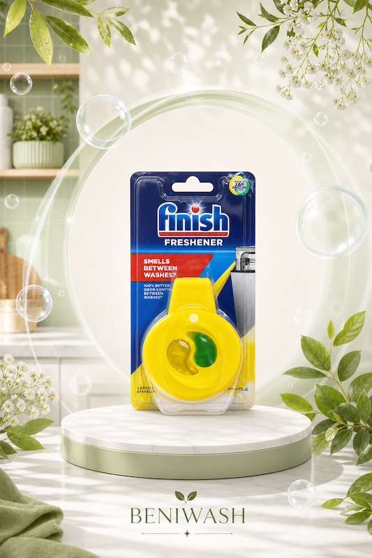 بوگیر ماشین ظرفشویی فینیش 60 بار شستشو رایحه لیمو زرد ترک