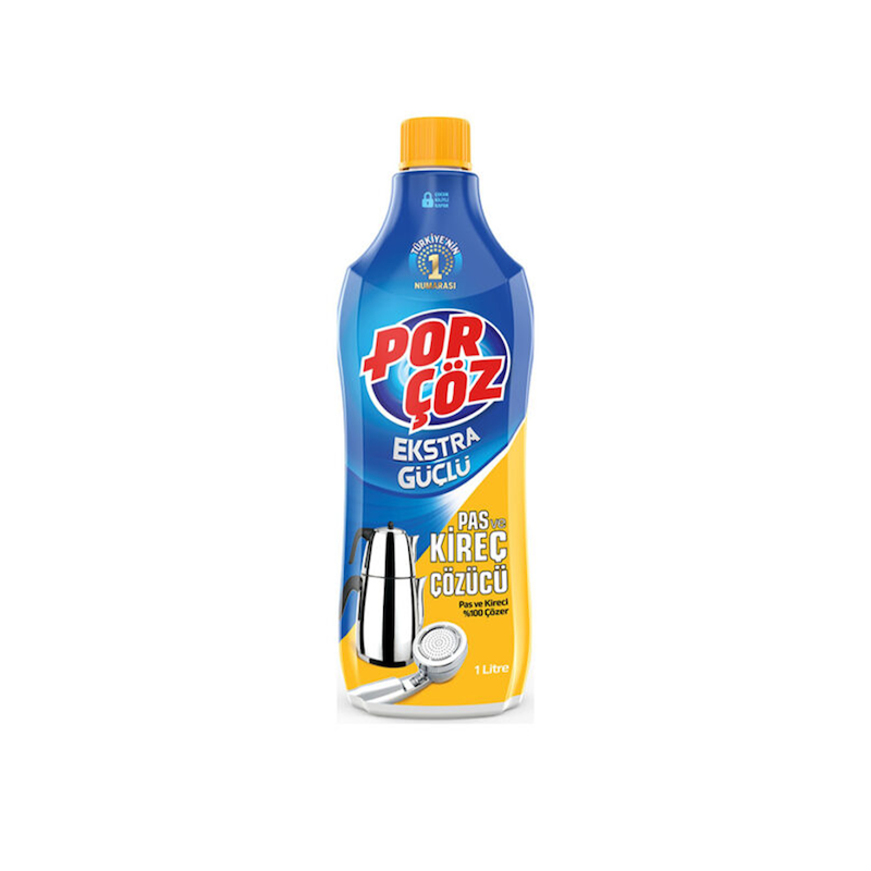 مایع جرمگیر کتری و شیرآلات پورچوز 1 لیتری porcoz
