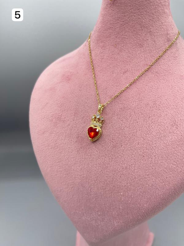 گردنبند قلب تاج دار ❤️