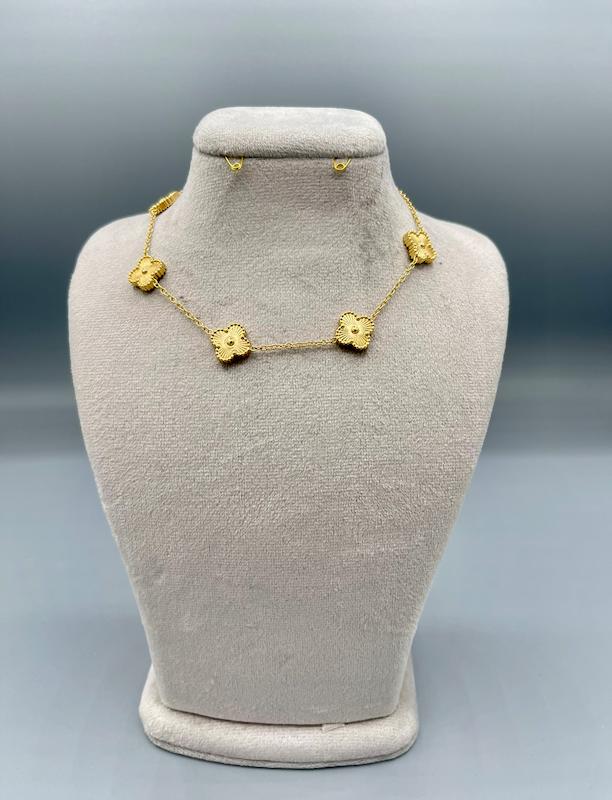 گردنبند ونکلیف طلایی گلد