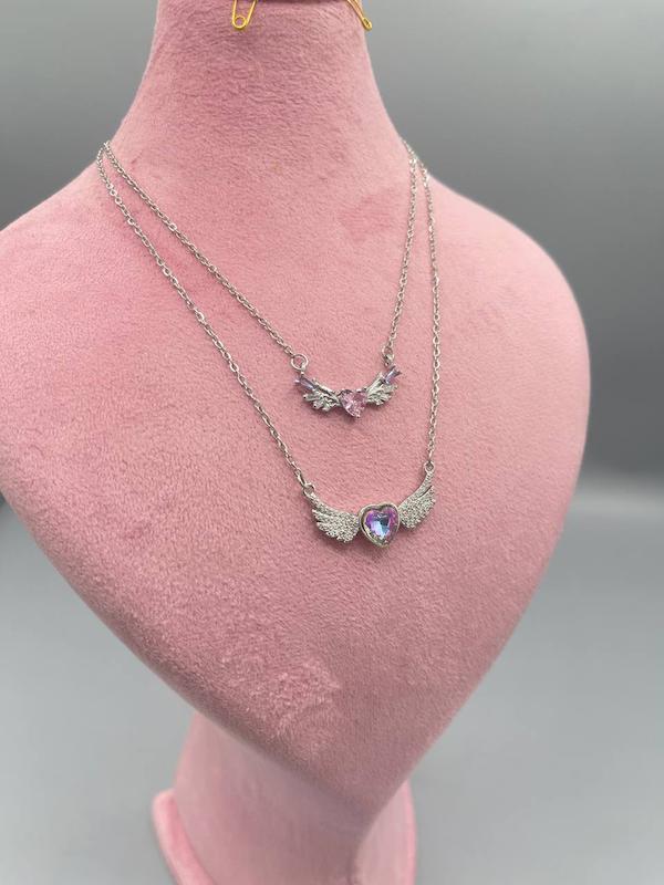 گردنبند قلب بالدار 🪽