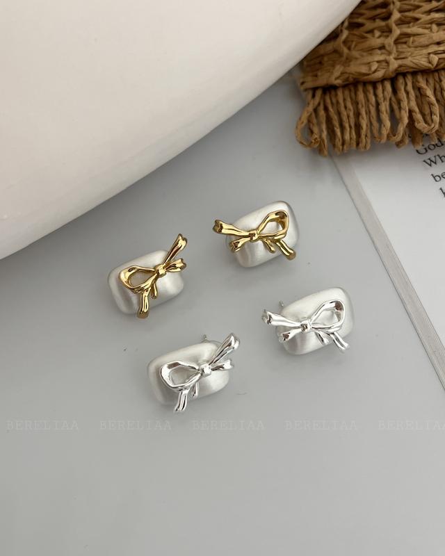 گوشواره ابکاری نقره
