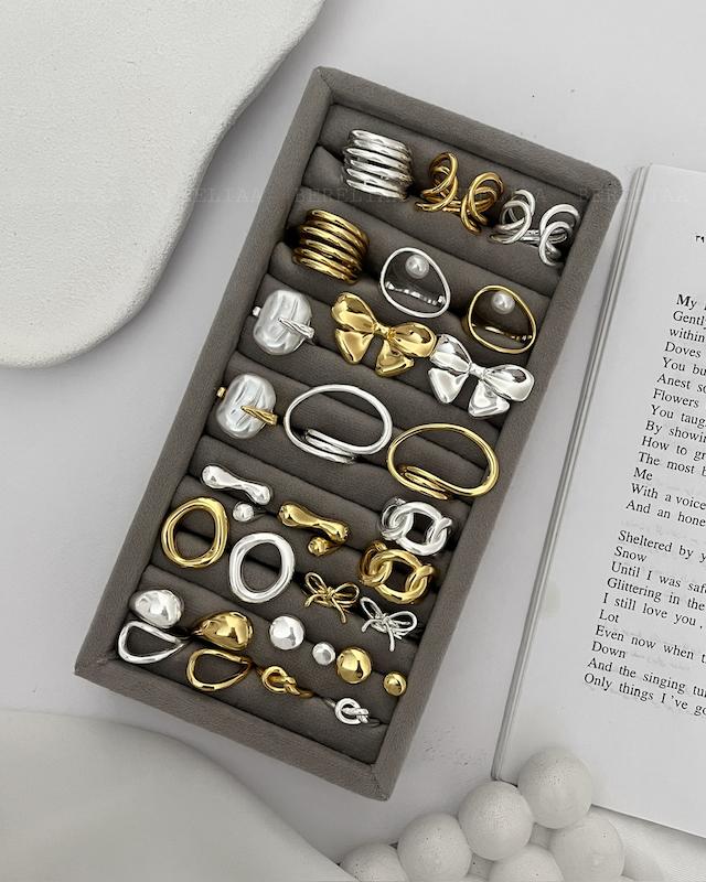 کالکشن انگشتر آبکاری نقره