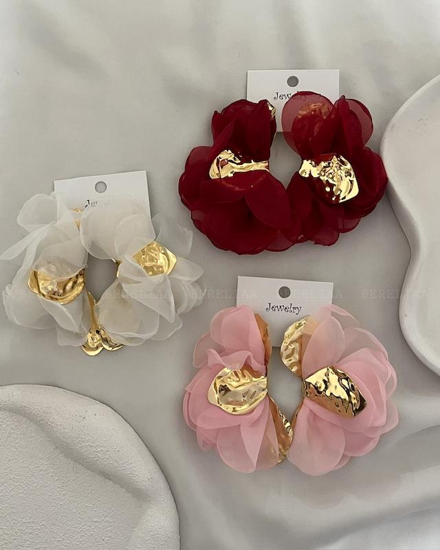 گوشواره توری درشت 