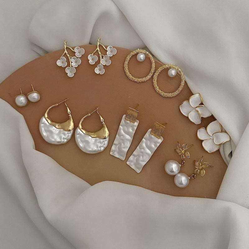 کالکشن گوشواره دو رنگ