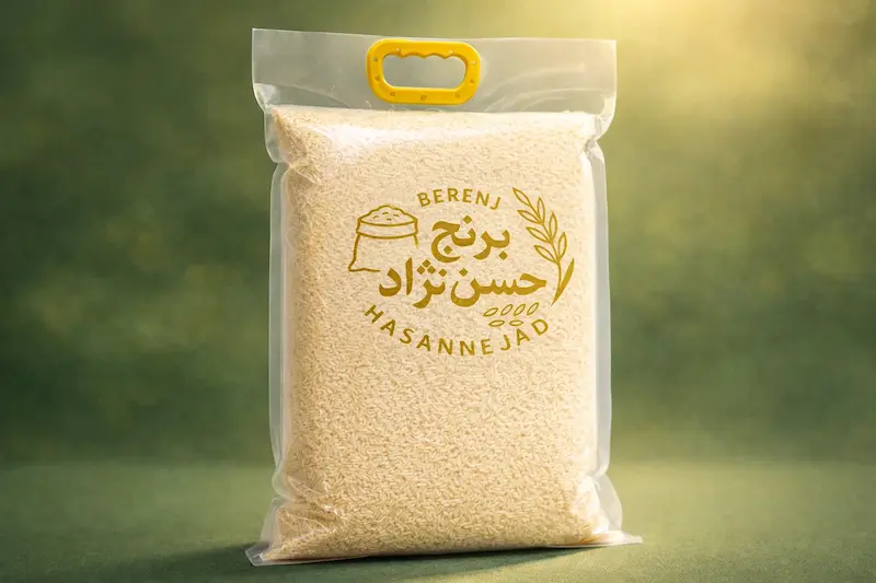برنج وکیوم شده هاشمی حسن نژاد