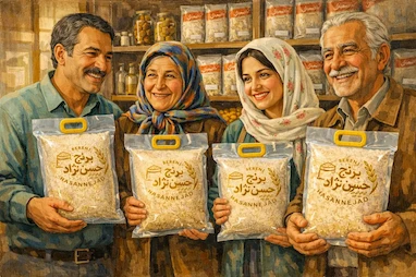 چرا خیلی‌ها بعد از یک‌بار خرید، فقط برنج وکیوم شده حسن‌ نژاد می‌خرن؟