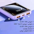 پاوربانک 22.5 وات ریمکس مدل RPP-623 ظرفیت 20000 میلی آمپر ساعت