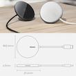 شارژر بی سیم باسئوس مدل Simple Mini Magnetic Wireless Charger WX01-JKF