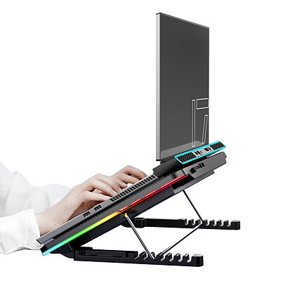 پایه خنک کننده لپ تاپ کول کلد مدل F5-RGB