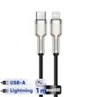 کابل تبدیل USB-C به لایتنینگ باسئوس مدل CATLJK-A01 طول 1 متر