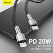 کابل تبدیل USB-C به لایتنینگ باسئوس مدل CATLJK-A01 طول 1 متر