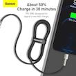 کابل تبدیل USB-C به لایتنینگ باسئوس مدل CATLJK-A01 طول 1 متر