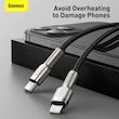 کابل تبدیل USB-C به لایتنینگ باسئوس مدل CATLJK-A01 طول 1 متر