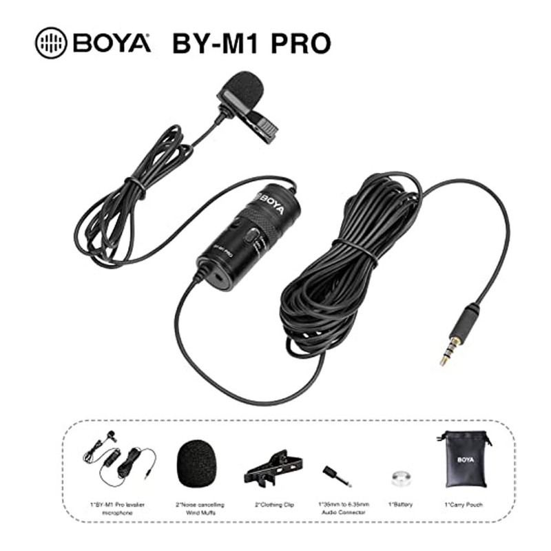 میکروفون یقه ای بویا مدل Boya M1 Pro