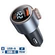 شارژر فندکی 75وات دو پورت مک دودو مدل CC-3690