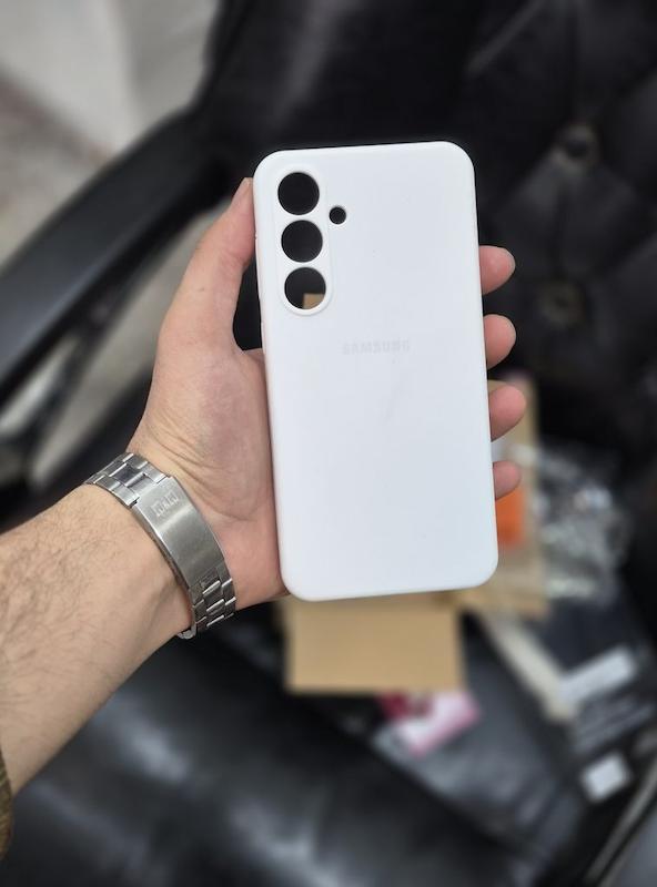 کاور مدل سیلیکونی پاک کنی مناسب برای گوشی موبایل سامسونگ Galaxy S24 FE