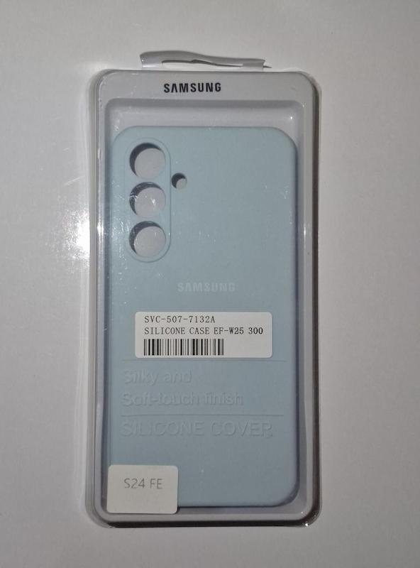 کاور مدل سیلیکونی پاک کنی مناسب برای گوشی موبایل سامسونگ Galaxy S24 FE