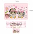 استیکر لپ تاپ مدل OWL-02 مناسب برای لپ تاپ 17 اینچ به همراه برچسب حروف فارسی کیبورد