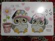 استیکر لپ تاپ مدل OWL-02 مناسب برای لپ تاپ 17 اینچ به همراه برچسب حروف فارسی کیبورد