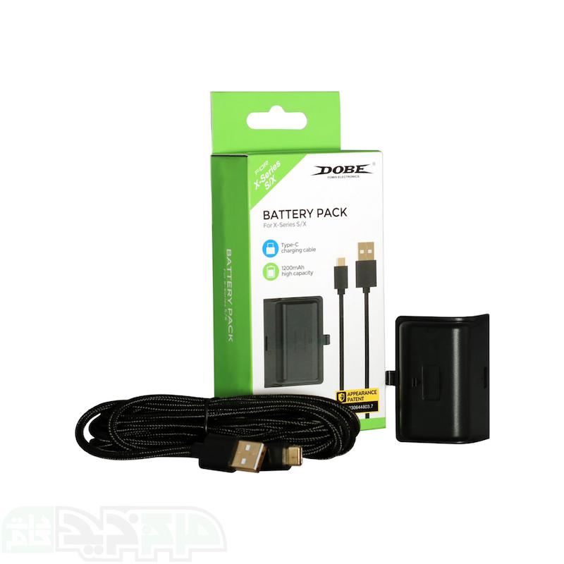 باتری قابل شارژ Dobe مدل TYX-0634B مناسب برای Xbox Series به همراه کابل USB-C