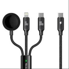 کابل تبدیل USB-C به میکرو اپل واچ/لایتنینگ/USB-C مک دودو مدل ca-4940 طول 1.2 متر