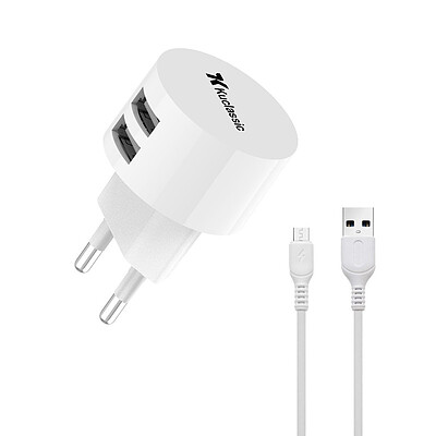 شارژر دیواری 10 وات کوکلاسیک مدل C2 به همراه کابل microUSB