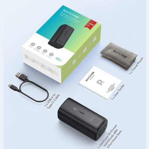 پاوربانک راوپاور 20 هزار 50 واتی مدل Ravpower RP-PB208