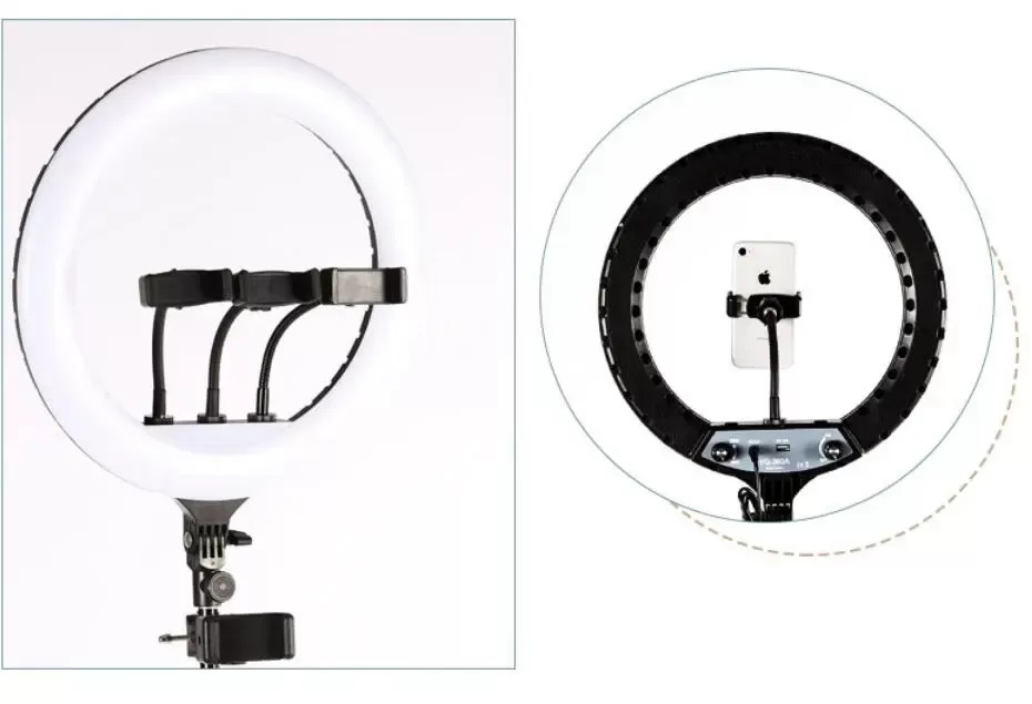 رینگ لایت YQ-360A RING LIGHT (36 سانتی متر 30 وات)