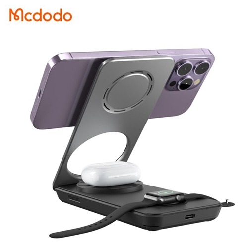 شارژر وایرلس و استند 3 کاره 25 وات مک دودو Mcdodo مدل CH-1150 CH-1151 شارژر وایرلس و استند 3 کاره 25 وات مک دودو Mcdodo مدل CH-1150 CH-1151 پد وایرلس و استند 3 کاره 25 وات مک دودو مدل Mcdodo CH-1150