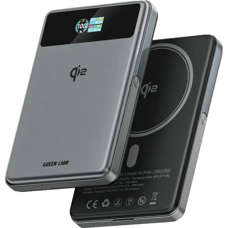 پاوربانک گرین لاین مدل GL-PX64_Vista ظرفیت 10000