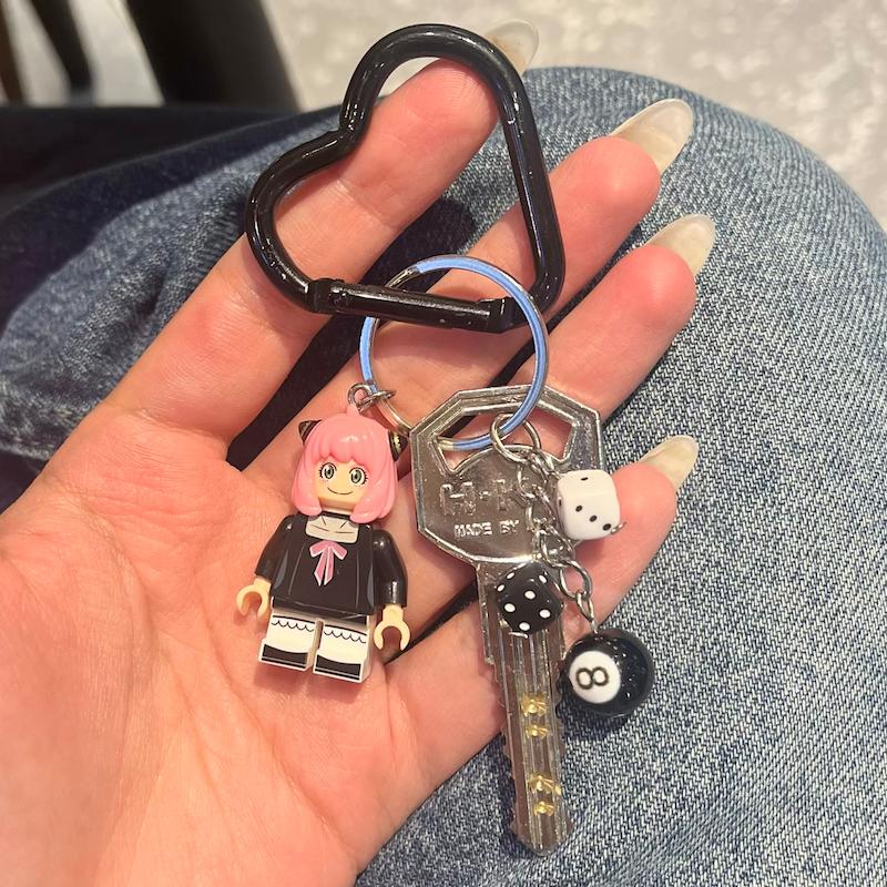 جاکلیدی فلزی قلبی - رنگبندی کامل