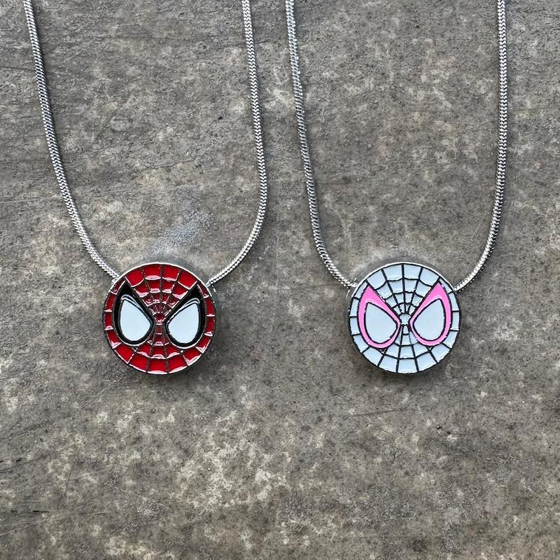 گردنبند اسپایدرمن و گوست رایدر