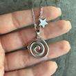 گردنبند اسپیرال و ستاره🌀⭐️