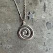 گردنبند اسپیرال و ستاره🌀⭐️