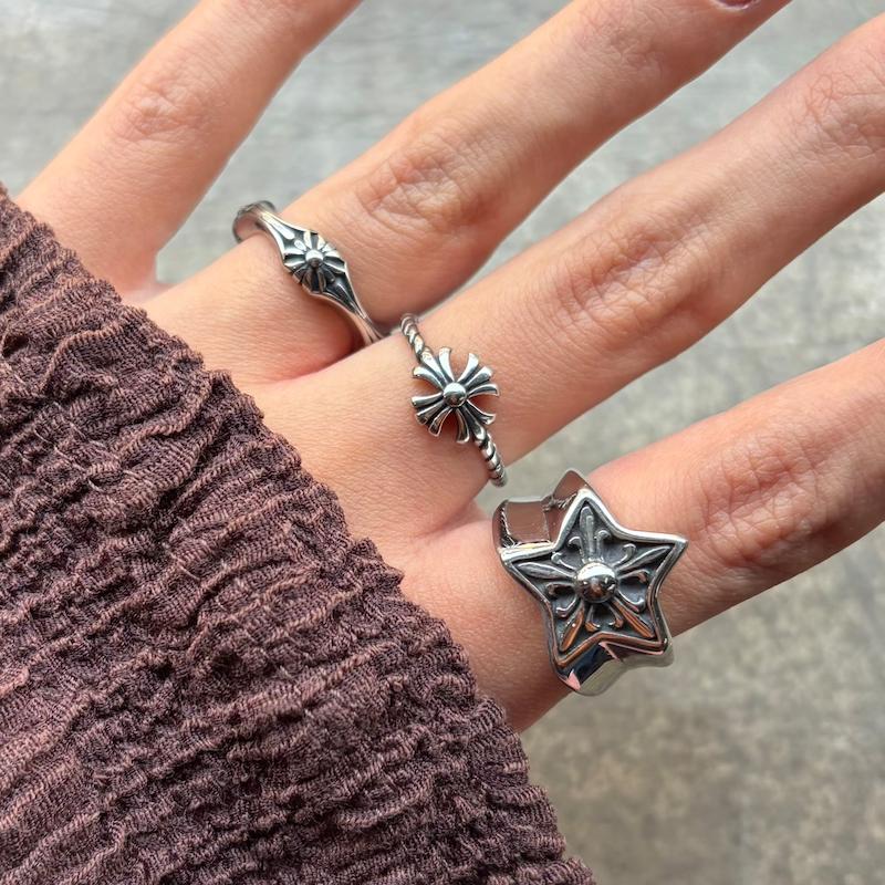 انگشتر کروم هارتز ستاره⭐️