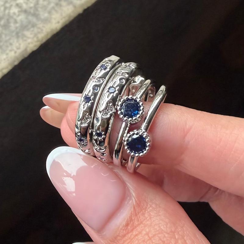 انگشتر تک نگین Luna🌑