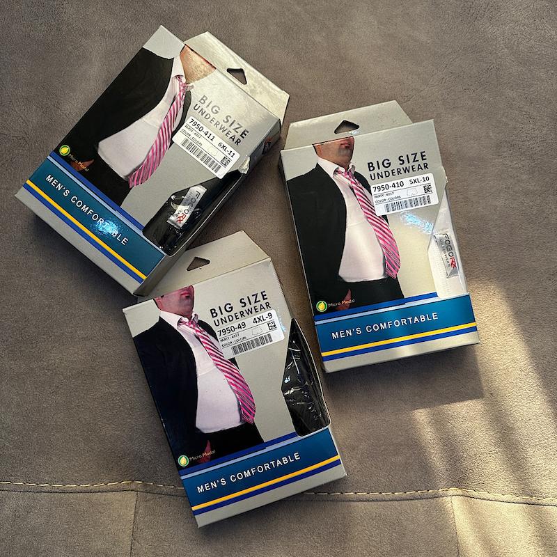 شورت نیم پا بیگ سایز