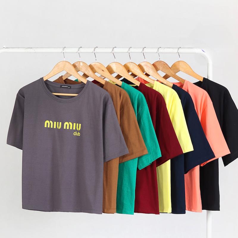 تیشرت باکسی  (3372) miu miu