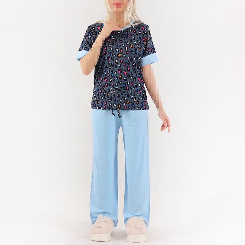 ست راحتی تیشرت وشلوار کلودی (3392)