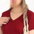 تیشرت یقه کبریتی درشت (3460)