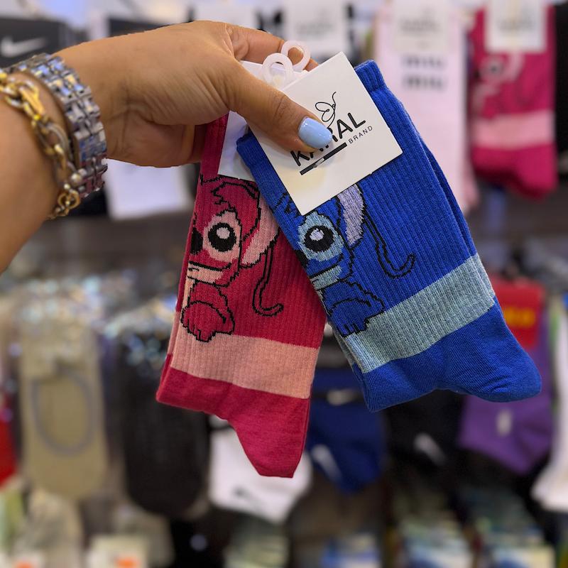 جوراب ساقدار فانتزی مدل استیج و انجل